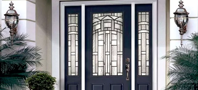 Stained Glass Door Panels in Myrtle Grove, FL