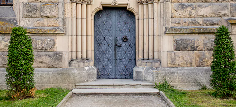 Traditional Double Front Doors in Myrtle Grove, FL