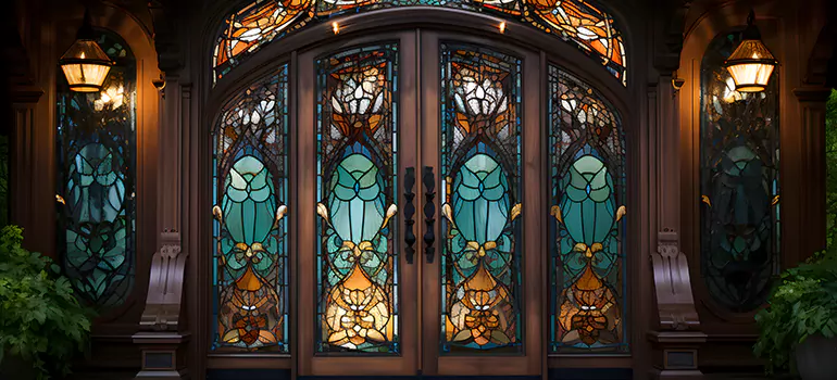 Wrought Iron Storm Door in Myrtle Grove, FL